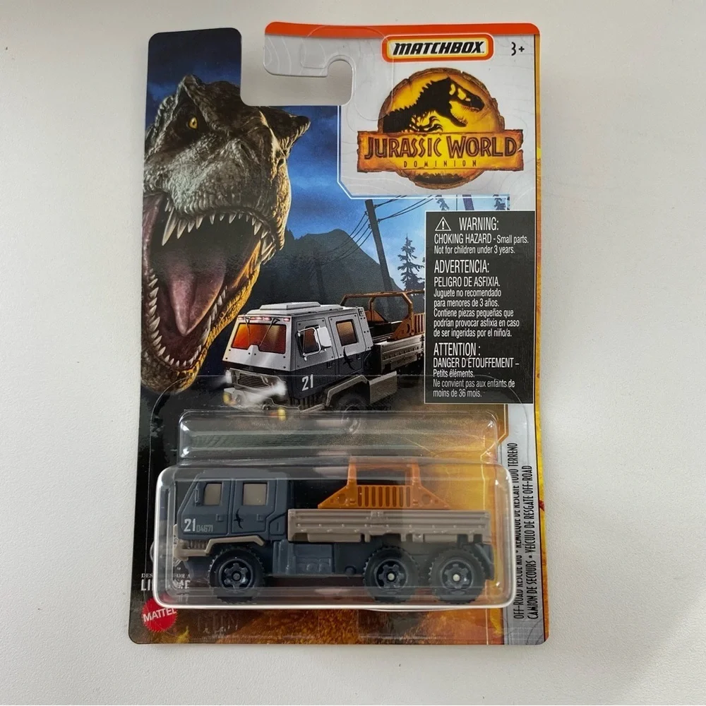 Jurassic World Matchbox  OFF-ROAD RESCUE RIG